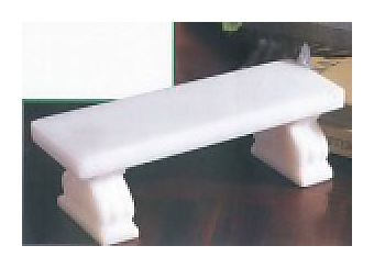 White Ionic Marble Benches