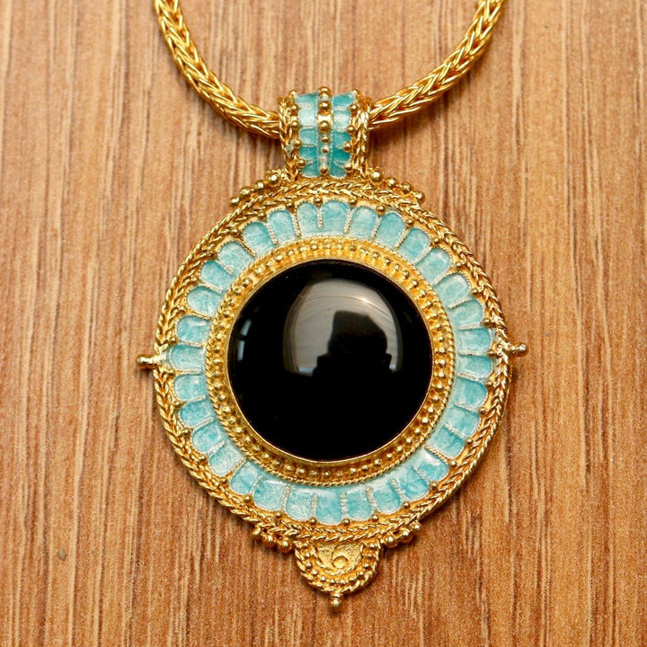 Yorkshire Onyx Necklace